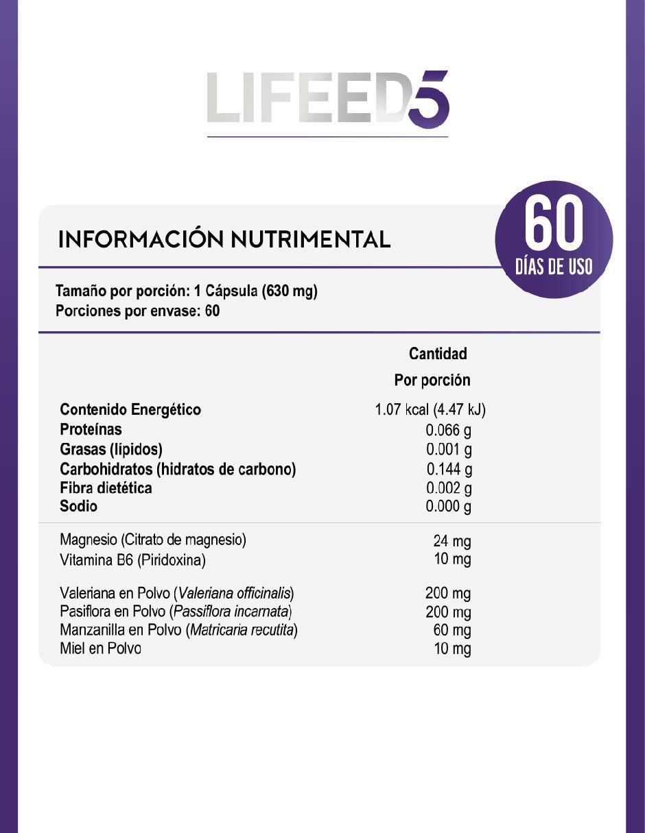 Suplemento alimenticio de 60 cápsulas 3