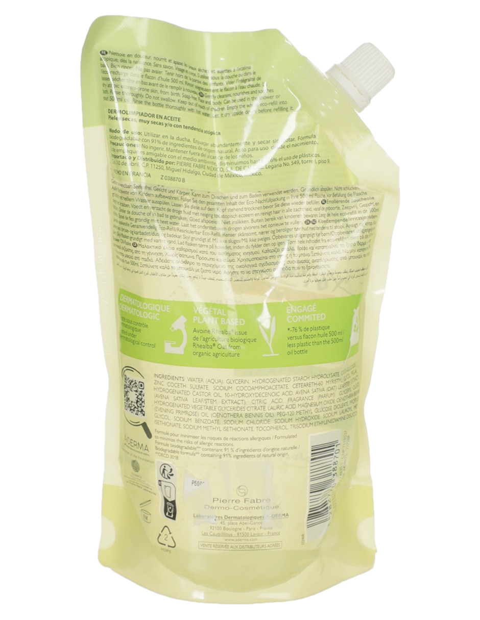 Aceite corporal Exomega 500 ml 3