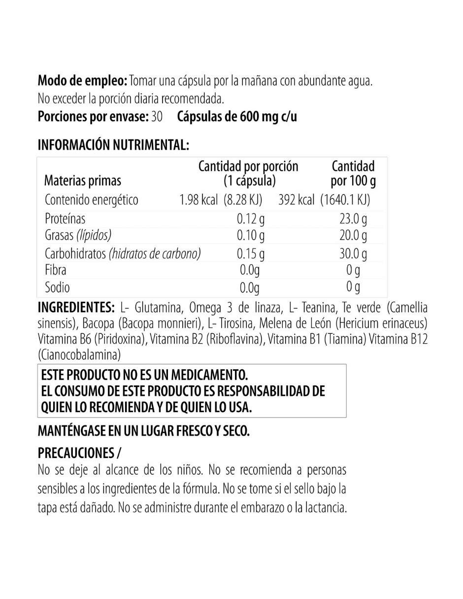 Suplemento alimenticio de 30 cápsulas 4