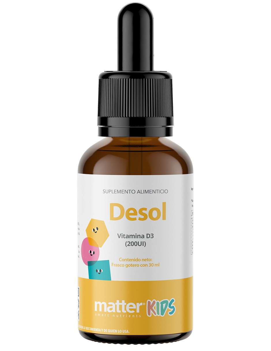 Suplemento alimenticio con vitamina D3 sabor original de 30 ml