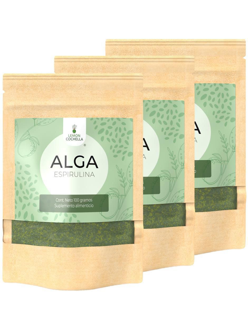 Alga Espirulina 3 piezas