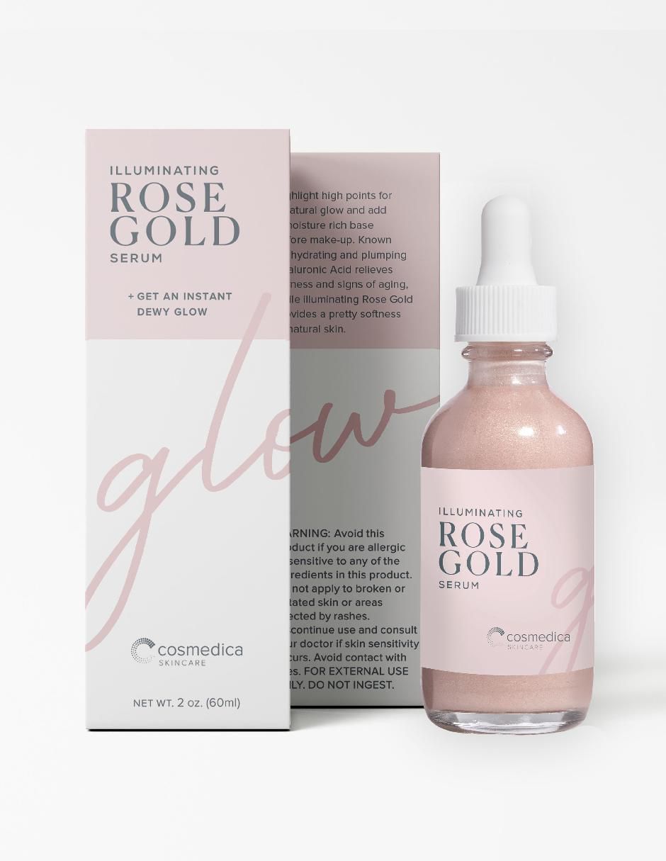 Serum antiedad para rostro Iluminador Rose Gold Antiage Dewy Glow 60 ml 3