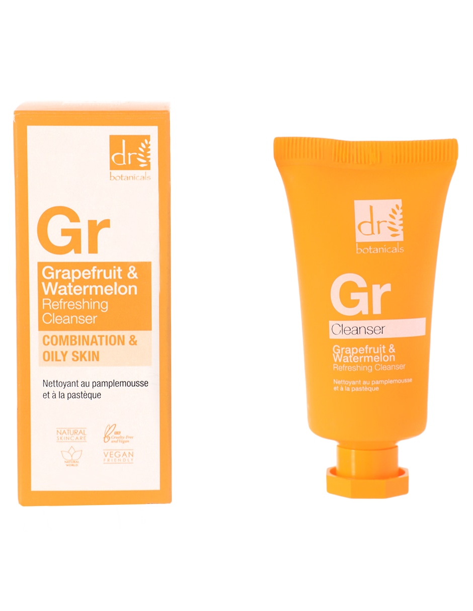 Limpiador facial Grapefruit & Watermelon Refreshing Cleanser Apothecary Natural Collection para suavizar 3