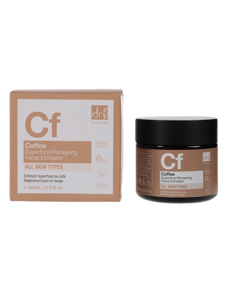 Exfoliante facial Coffee Superfood Renewing Apothecary Natural Collection para piel todo tipo piel Exfoliante facial Coffee Superfood Renewing Apothecary Natural Collection para piel todo tipo piel