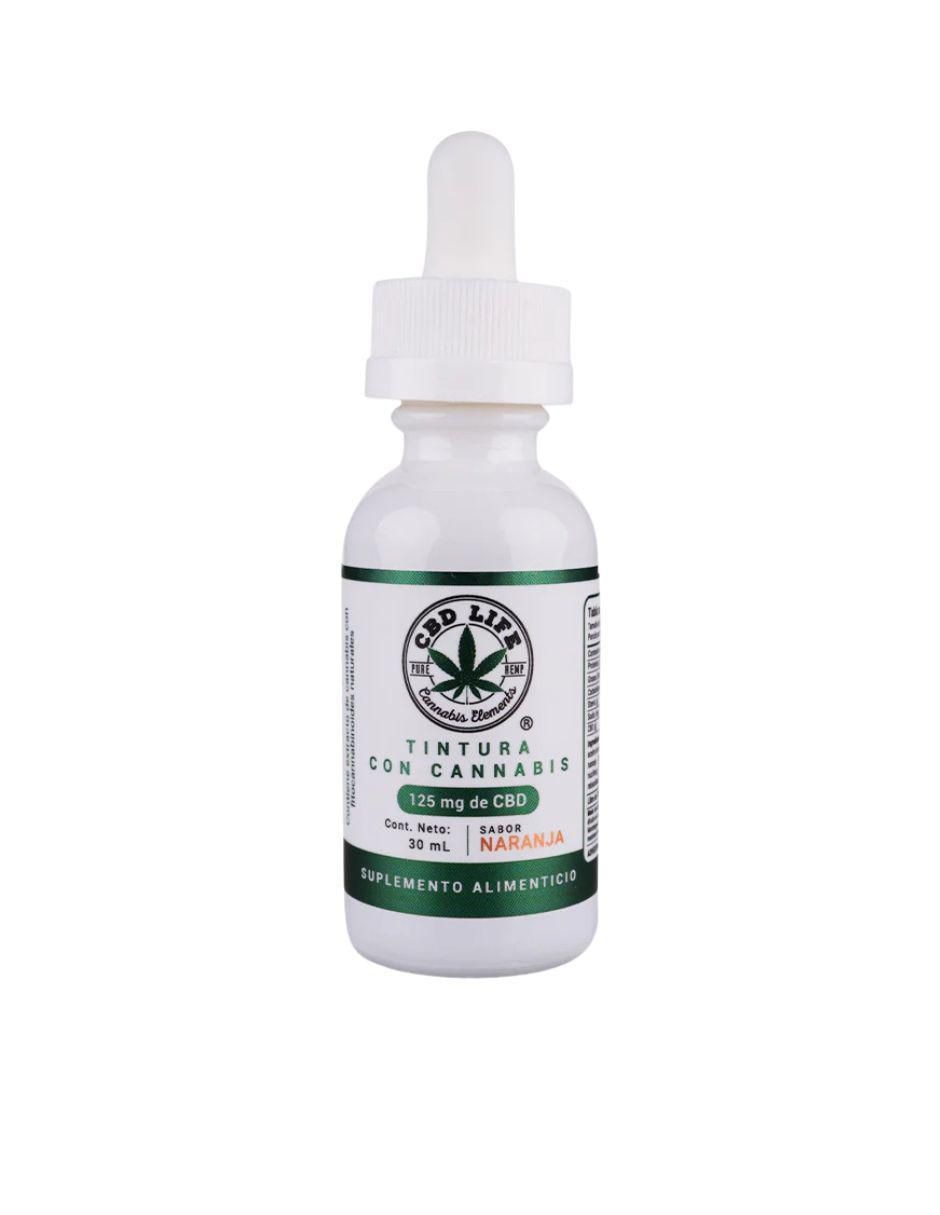 Tintura con CBD sabor naranja de 30 ml