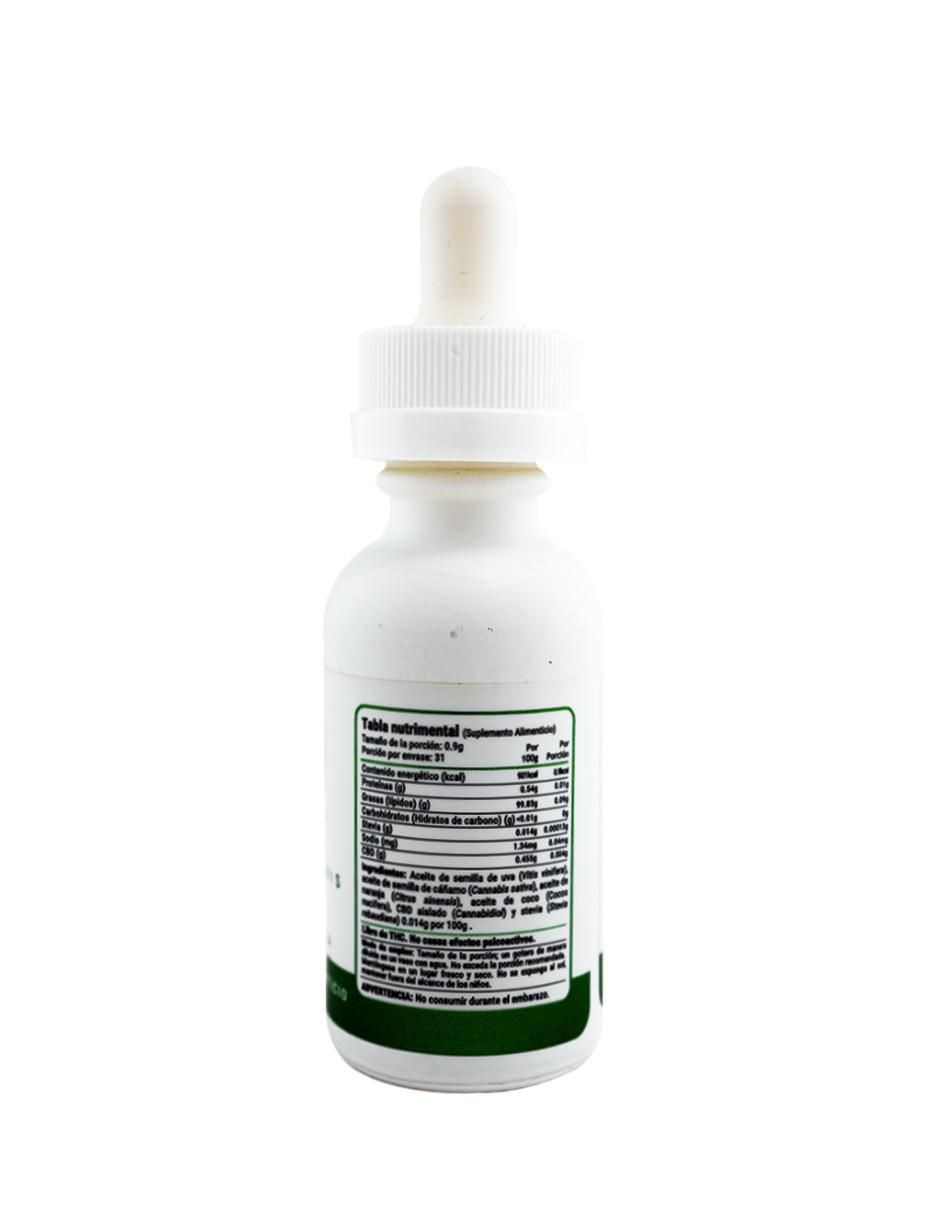 Tintura con CBD sabor naranja de 30 ml 3