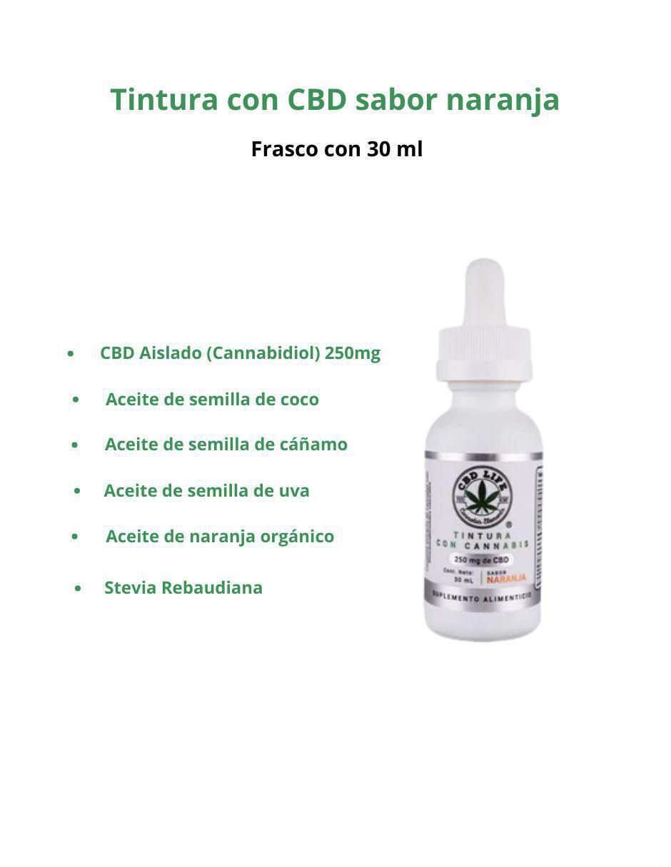 Tintura Cbd Life sabor naranja 3