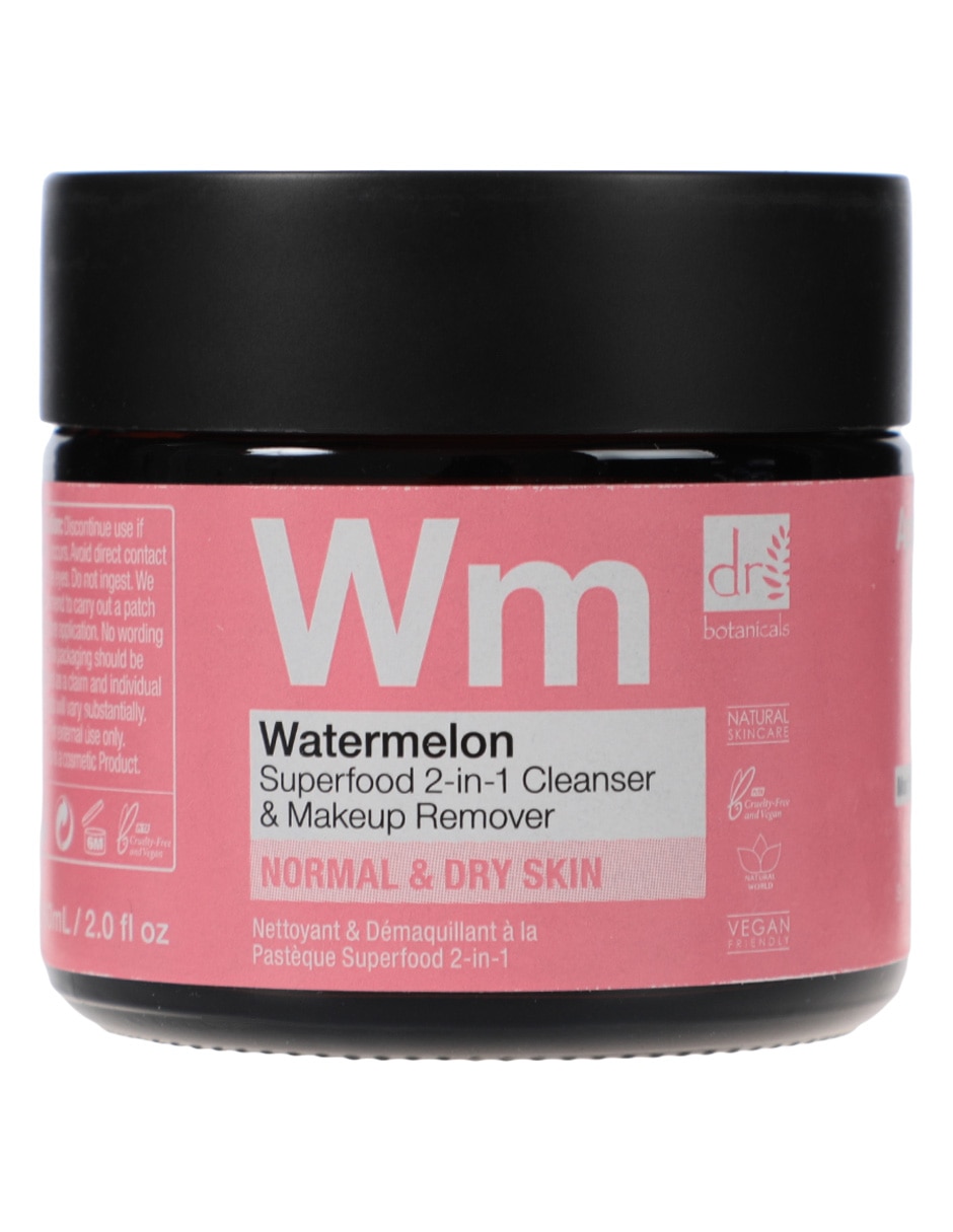 Desmaquillante Watermelon Superfood 2-in-1 Cleanser & Makeup Remover Apothecary Natural Collection 2