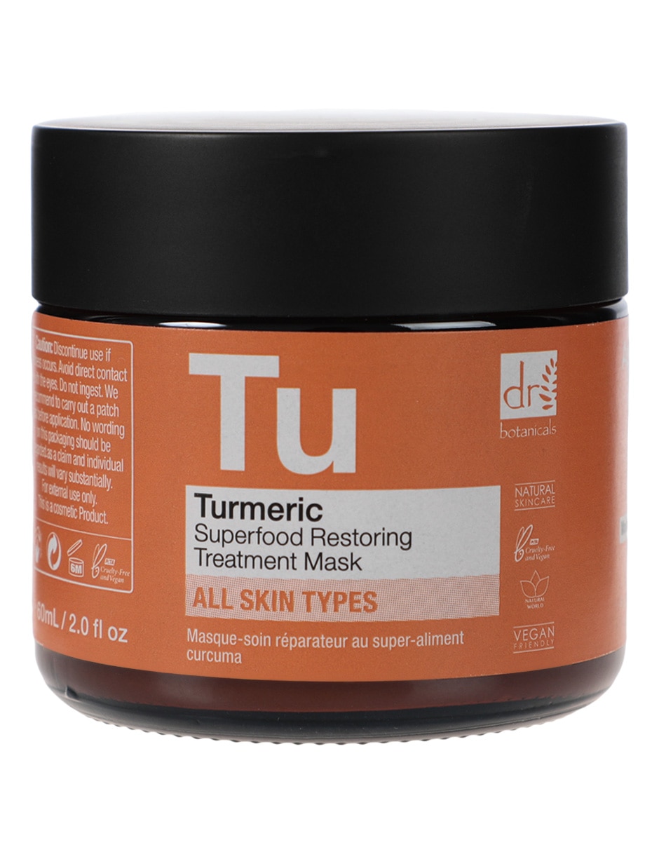 Turmeric Superfood Restoring Treatment Mask para reestructurar 2