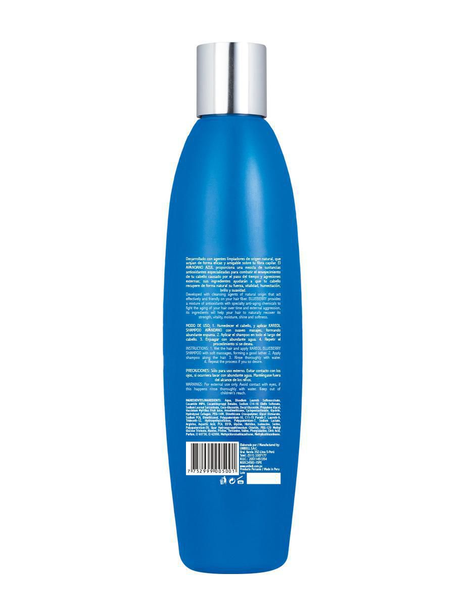 Shampoo reparador para cabello Arándano 2