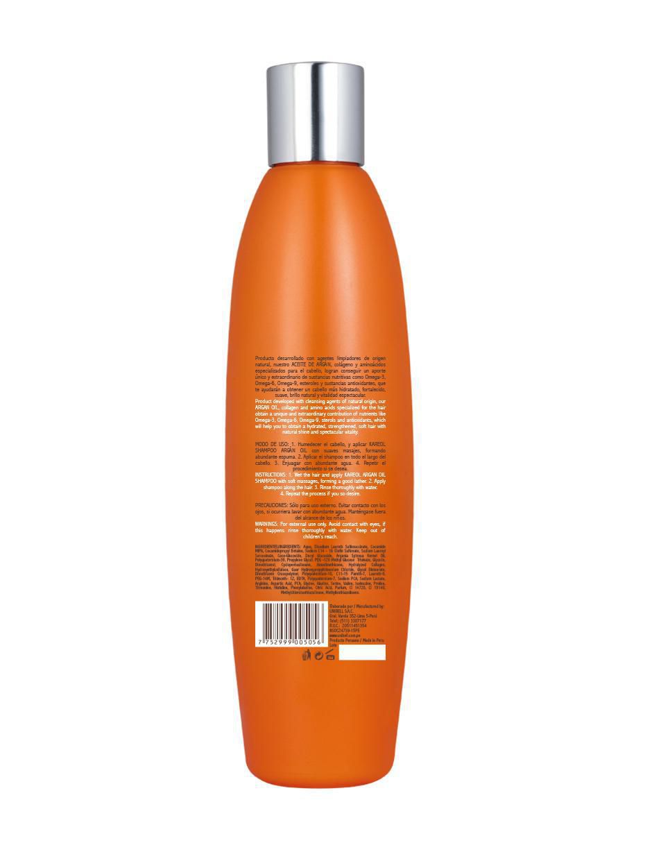 Shampoo hidratante para cabello Argán Oil 2