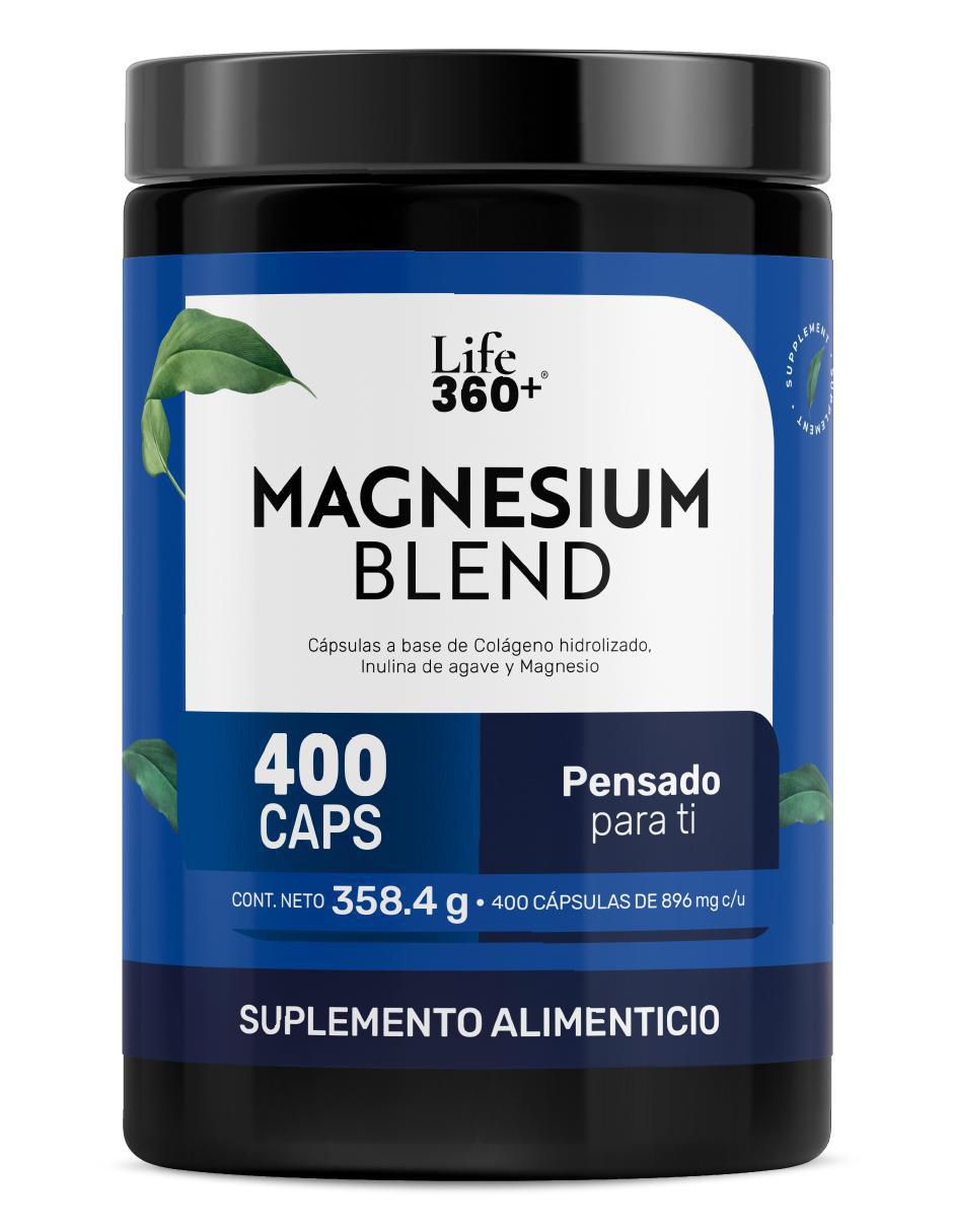 Magnesium mix 4 tipos de magnesio, citrato, glicinato, gluconato y óxido de magnesio con 400 cápsulas. de 400 cápsulas Magnesium mix 4 tipos de magnesio, citrato, glicinato, gluconato y óxido de magnesio con 400 cápsulas. de 400 cápsulas