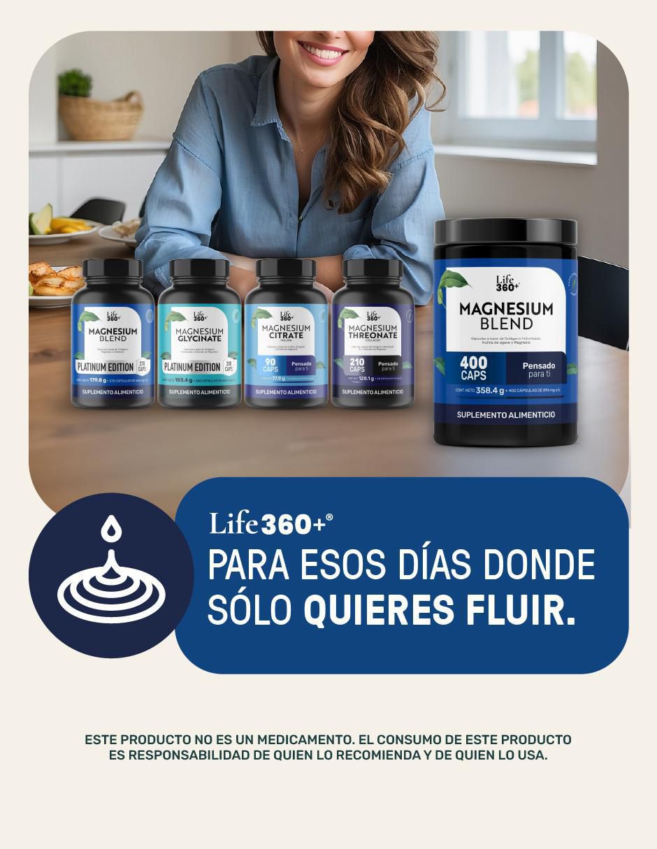 Magnesium mix 4 tipos de magnesio, citrato, glicinato, gluconato y óxido de magnesio con 400 cápsulas. de 400 cápsulas 8