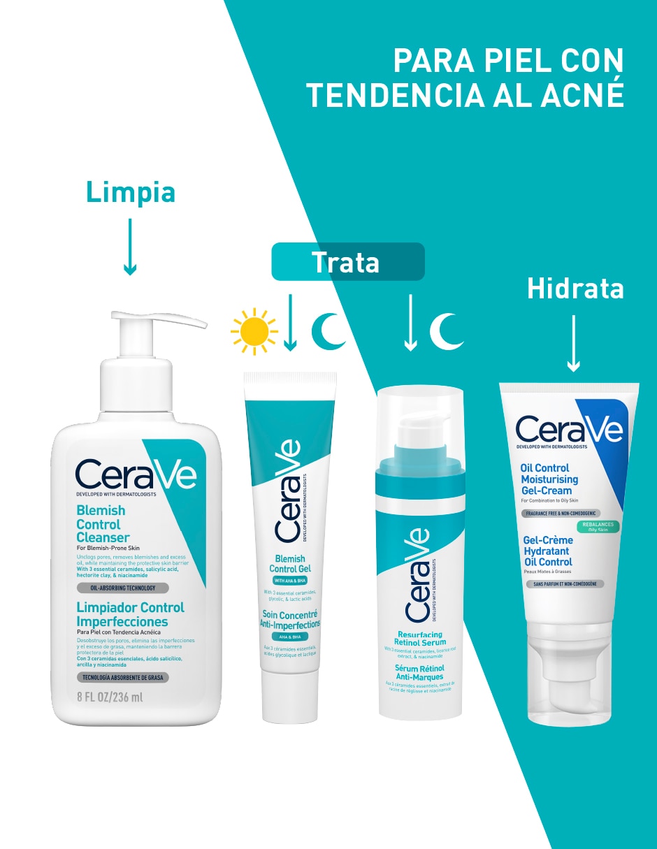 Gel corporal Limpiador control imperfecciones 11