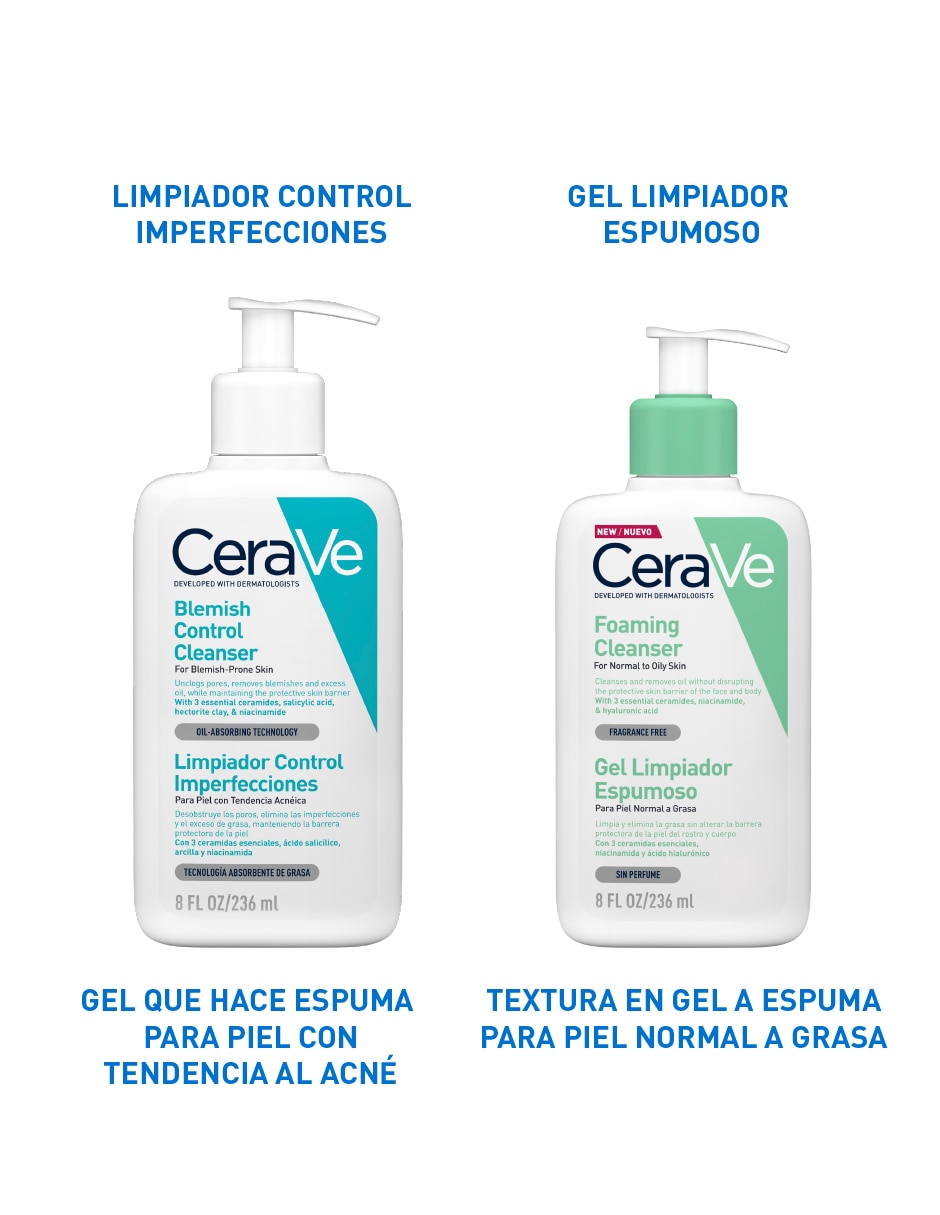 Gel corporal Limpiador control imperfecciones 4