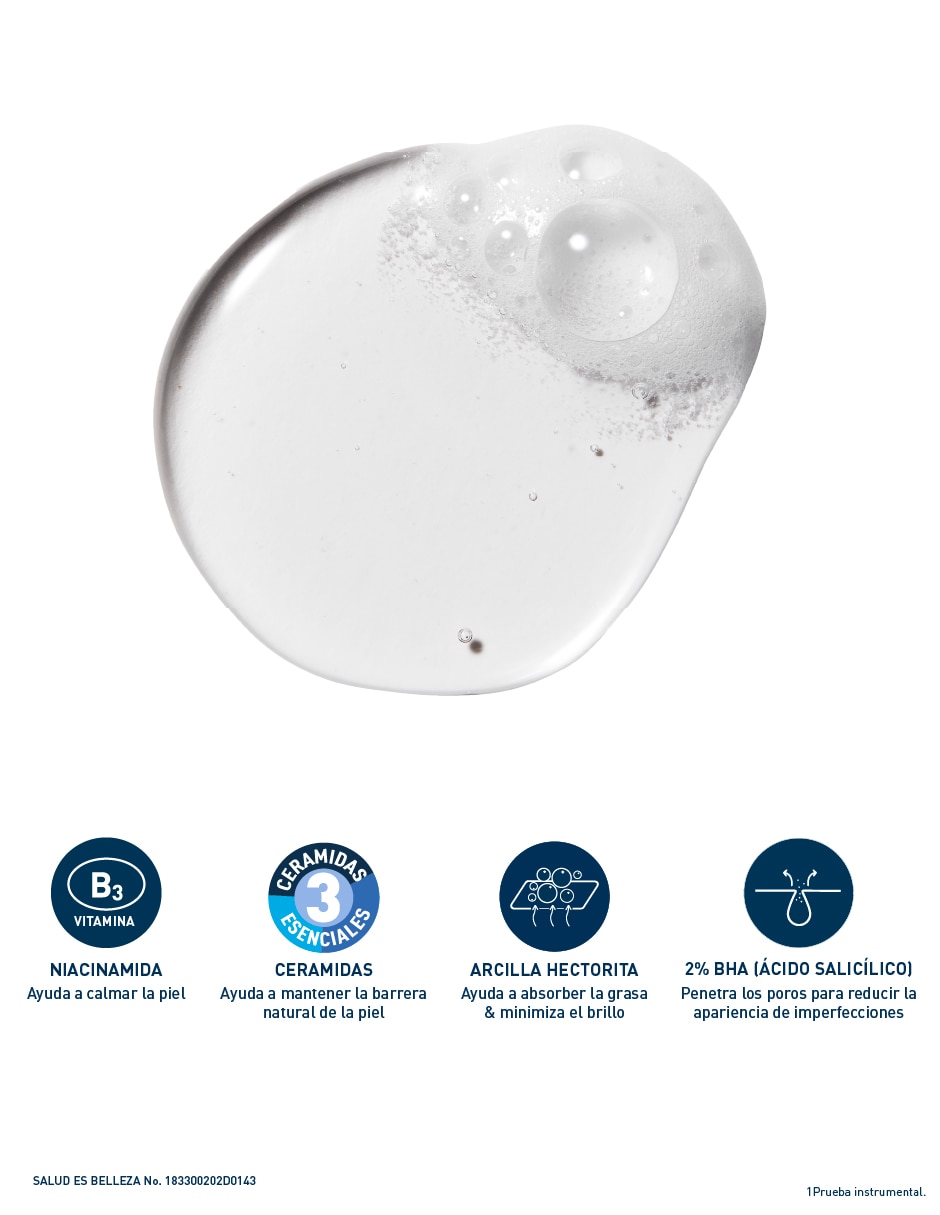 Gel corporal Limpiador control imperfecciones 5