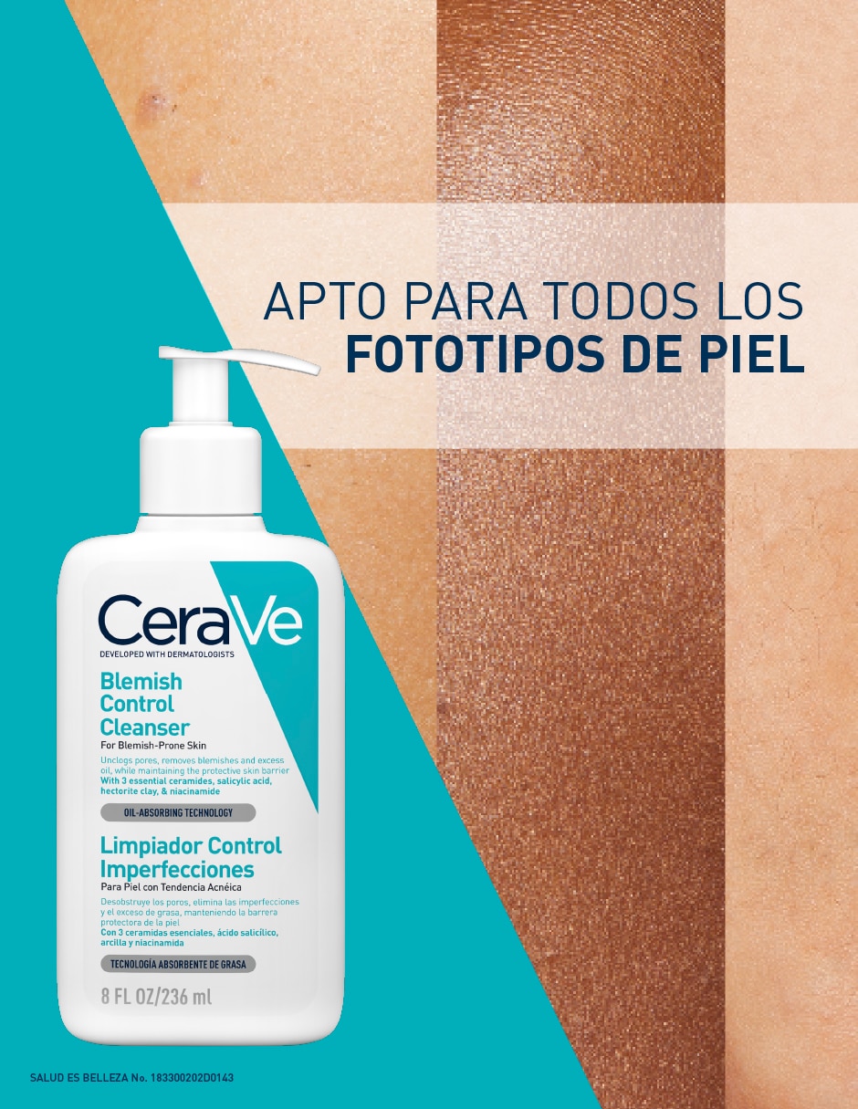 Gel corporal Limpiador control imperfecciones 6