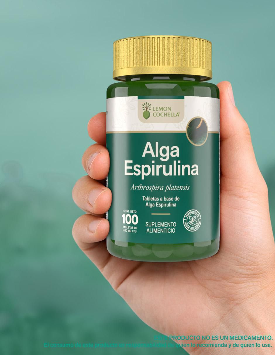 Alga espirulina de 100 tab 3