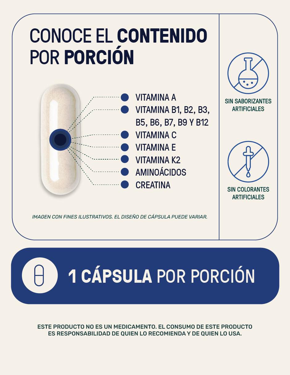 All men con creatina monohidratada, bcaa 2:1:1 (l-leucina, l-isoleucina, l-valina) y l-arginina, vitaminas de 360 cápsulas 4