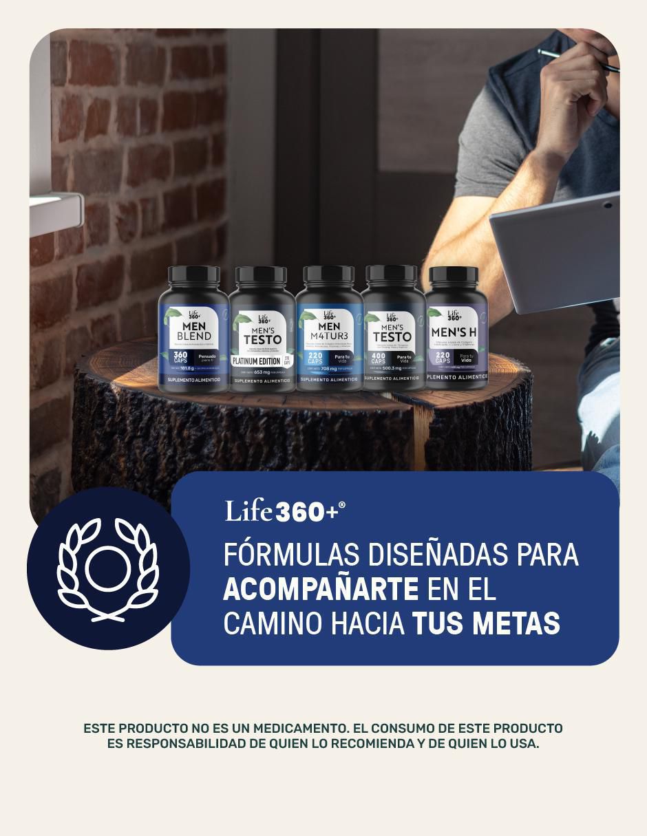 All men con creatina monohidratada, bcaa 2:1:1 (l-leucina, l-isoleucina, l-valina) y l-arginina, vitaminas de 360 cápsulas 8