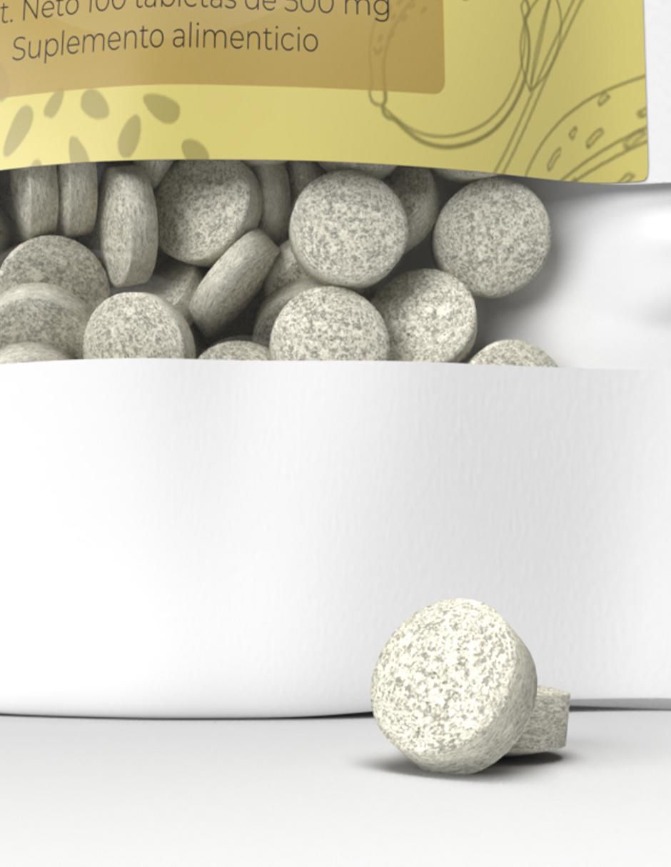 Suplemento alimenticio con complejo de vitamina b de 100 tabletas 3