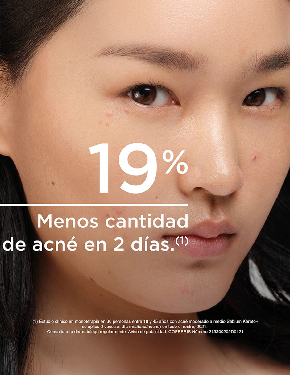 Gel para rostro purificante Sébium Kerato+ 1