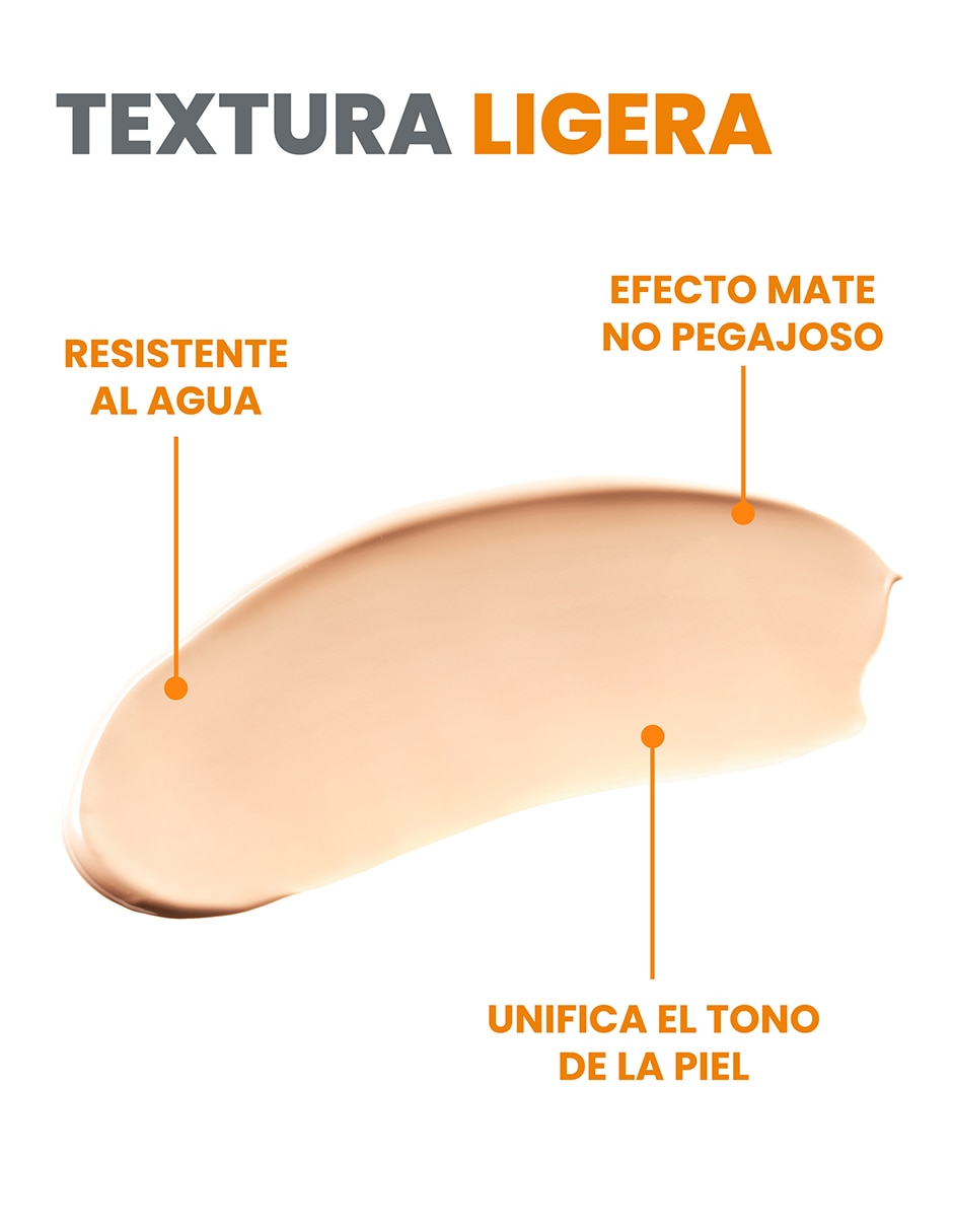 Protector solar FPS 50 crema solar con color Gama Naranja 50 ml 4