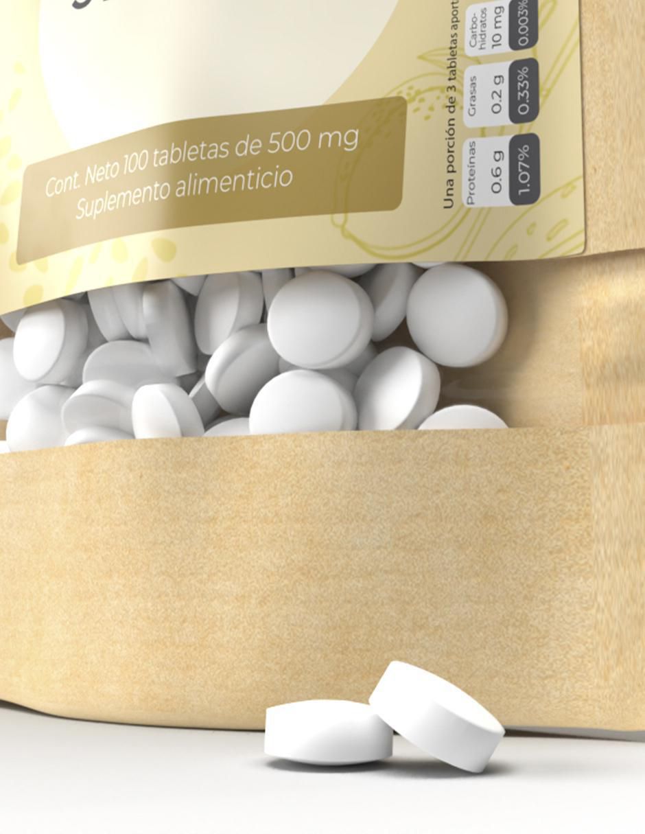 Suplemento alimenticio de 100 tabletas 3