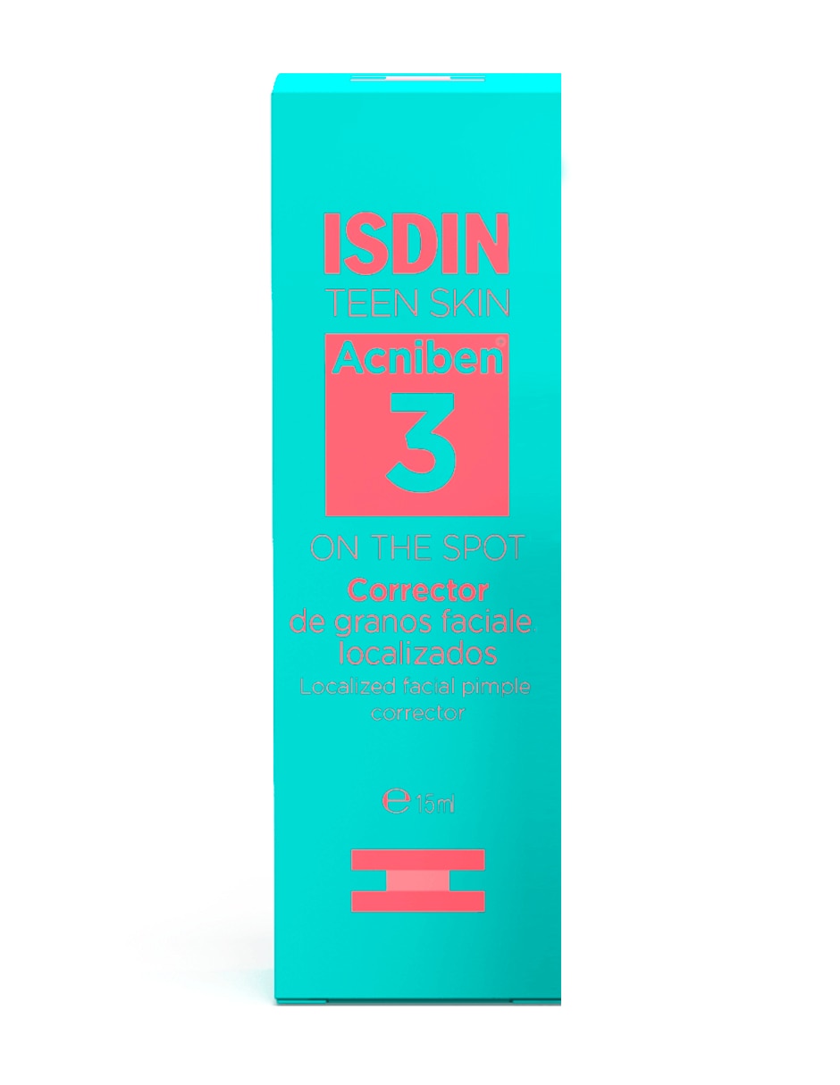 Gel para rostro Limpiador Acniben on the spot corrector de granos gel 3