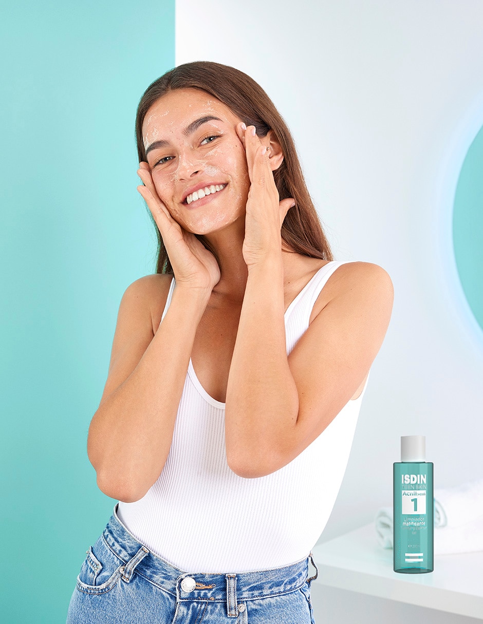 Gel para rostro Limpiador Acniben limpiador matificante para piel grasa gel 4