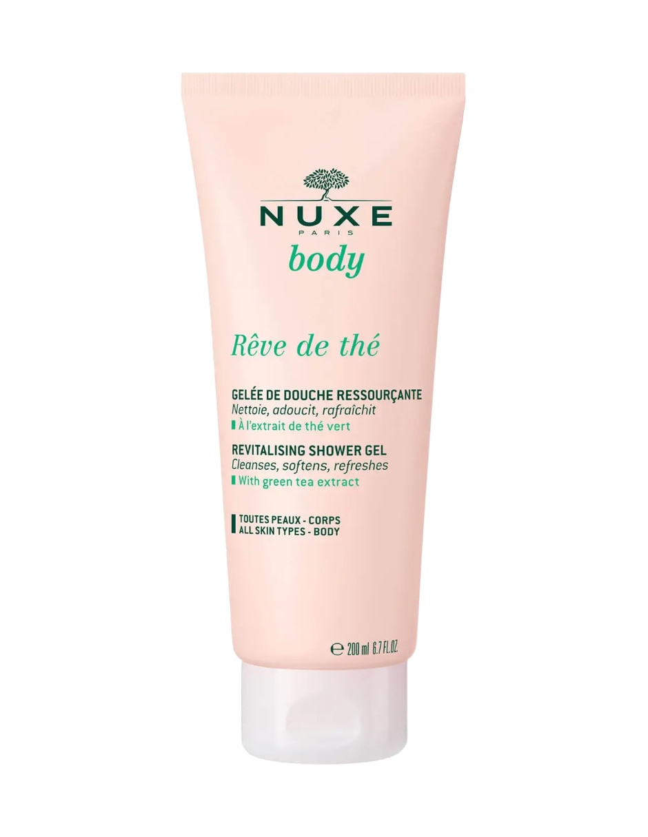 Limpiador corporal Rêve de thé - gel de ducha revitalizante Rêve de thé para hidratar