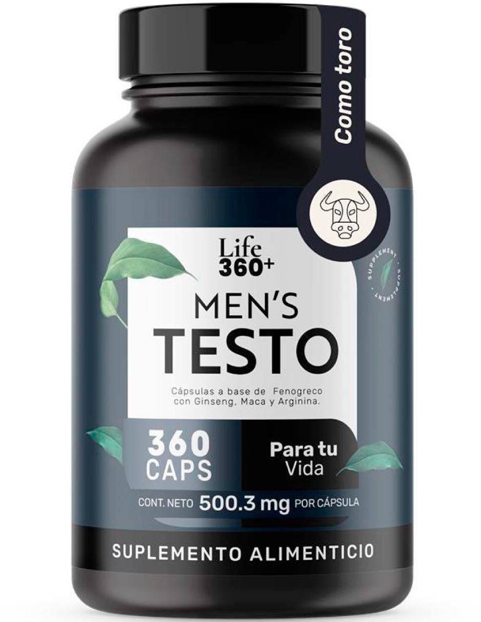 Mens Testo Suplemento con Fenogreco, Maca, Magnesio, L- arginina y vitaminas de 360 Cápsulas para hombre Mens Testo Suplemento con Fenogreco, Maca, Magnesio, L- arginina y vitaminas de 360 Cápsulas para hombre