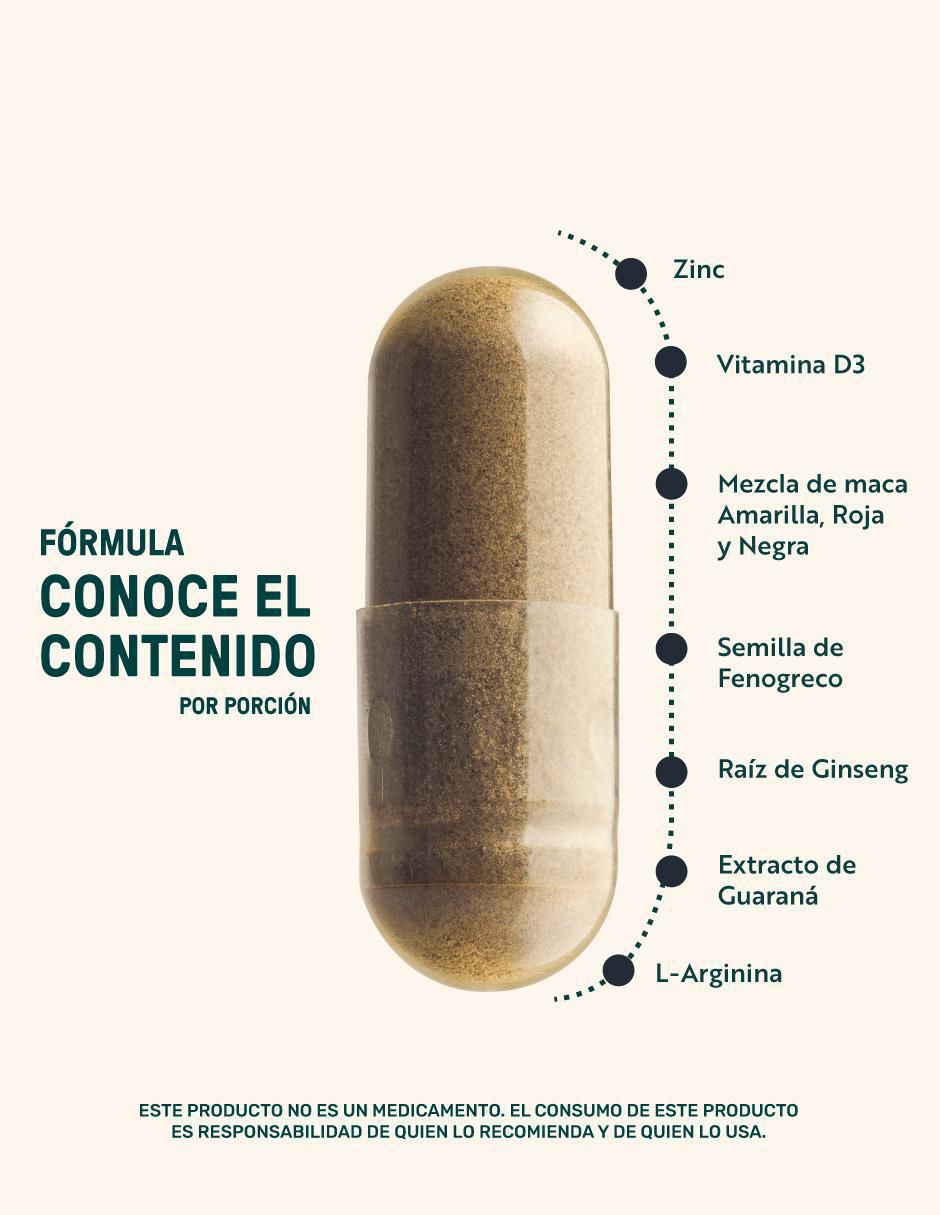 Mens Testo Suplemento con Fenogreco, Maca, Magnesio, L- arginina y vitaminas de 360 Cápsulas para hombre 4