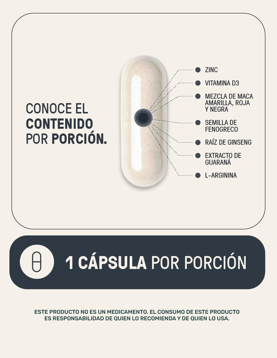 2 Pack Mens Testo Suplemento para Hombre con Fenogreco, Maca, Magnesio, L- arginina y vitaminas de 360 Cápsulas de 2 pzas 3