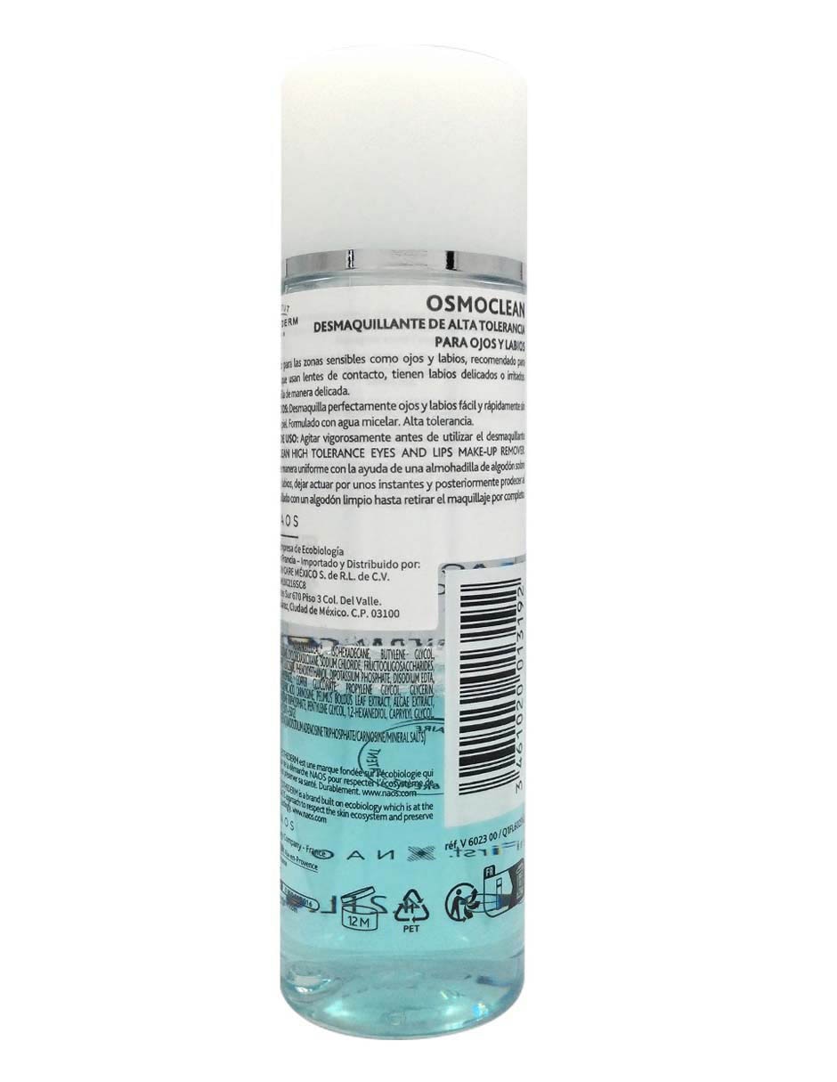 Desmaquillante High Tolerance Make-Up Remover Osmoclean 2