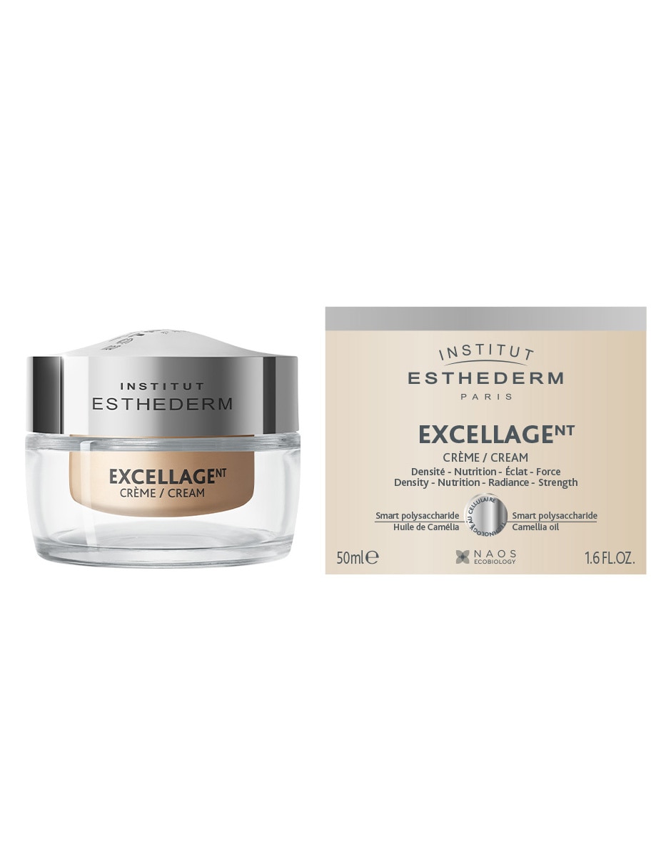 Crema facial recomendada para prevenir signos de la edad día y noche Excellage para piel normal y seca
