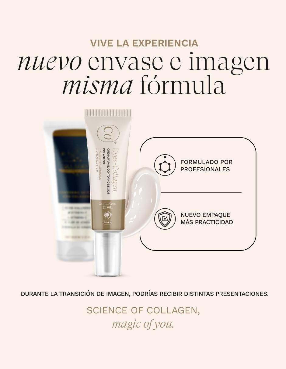 Set de crema para contorno de ojos recomendada para prevenir signos de la edad noche Collagenic para todo tipo piel 2