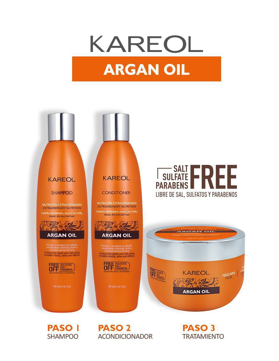 Shampoo reparador para cabello Argan Oil 2