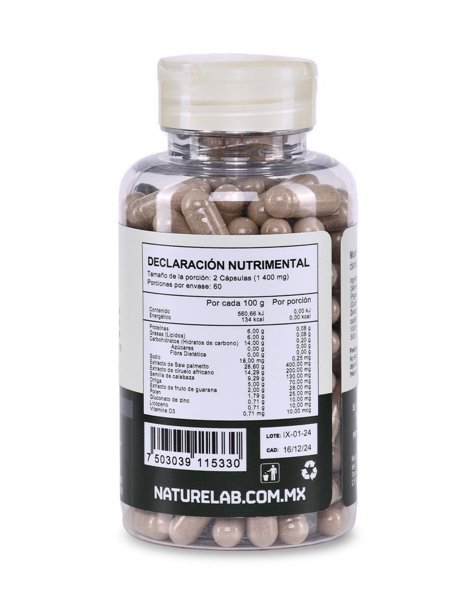 Suplemento alimenticio de 120 cápsulas 3