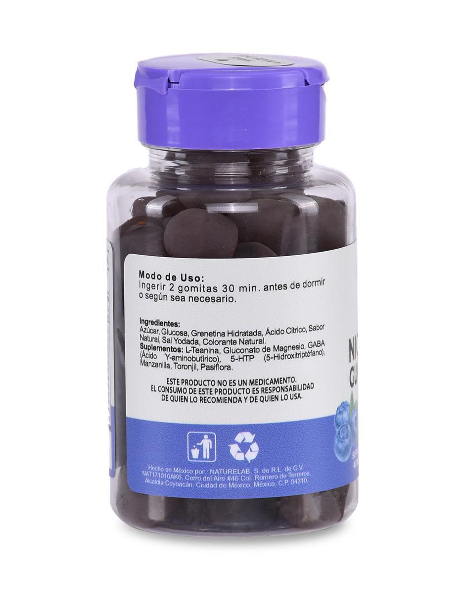 Suplemento alimenticio sabor mora azul de 60 gomitas 3