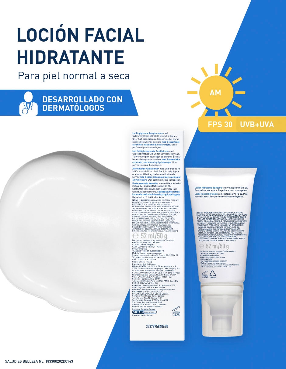 Crema facial recomendada para hidratar de día Hidratación para todo tipo piel 15