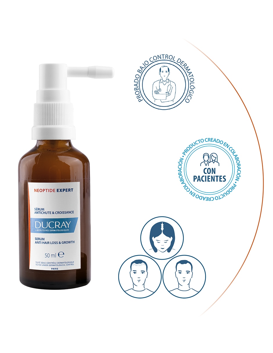 Set tratamiento para cuero cabelludo Neoptide Expert Suero Para Caída Crónica 2X50 Ml anticaída Ducray Neoptide (Línea Anticaída De Ducray) 2