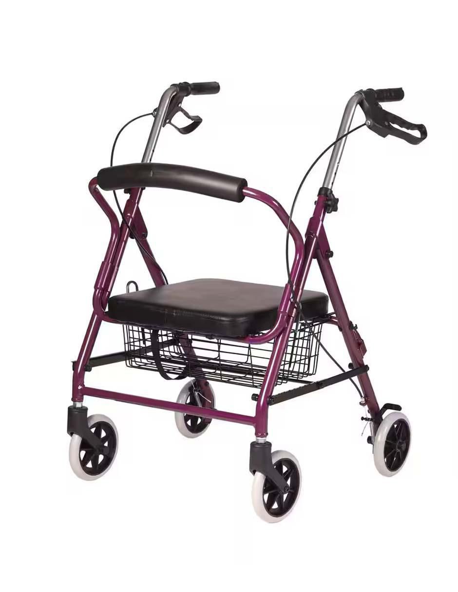 Andadera Rollator con asiento y canastilla 2