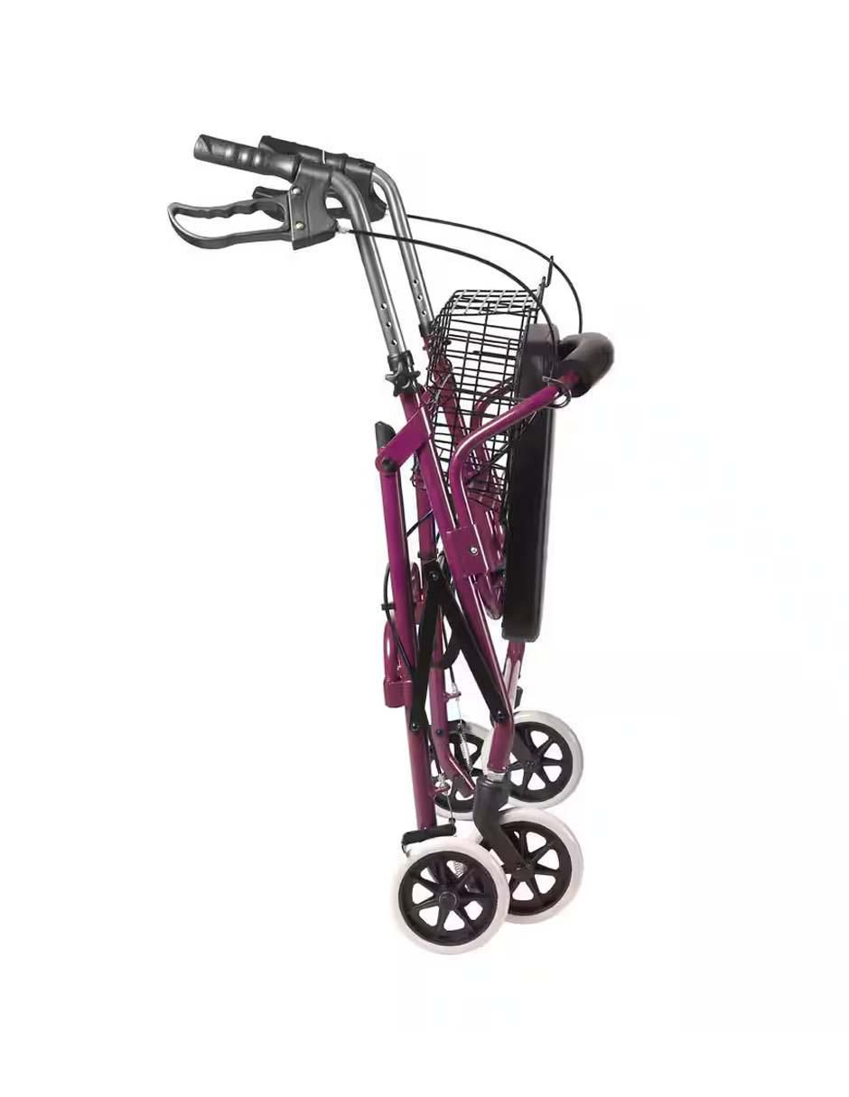 Andadera Rollator con asiento y canastilla 3