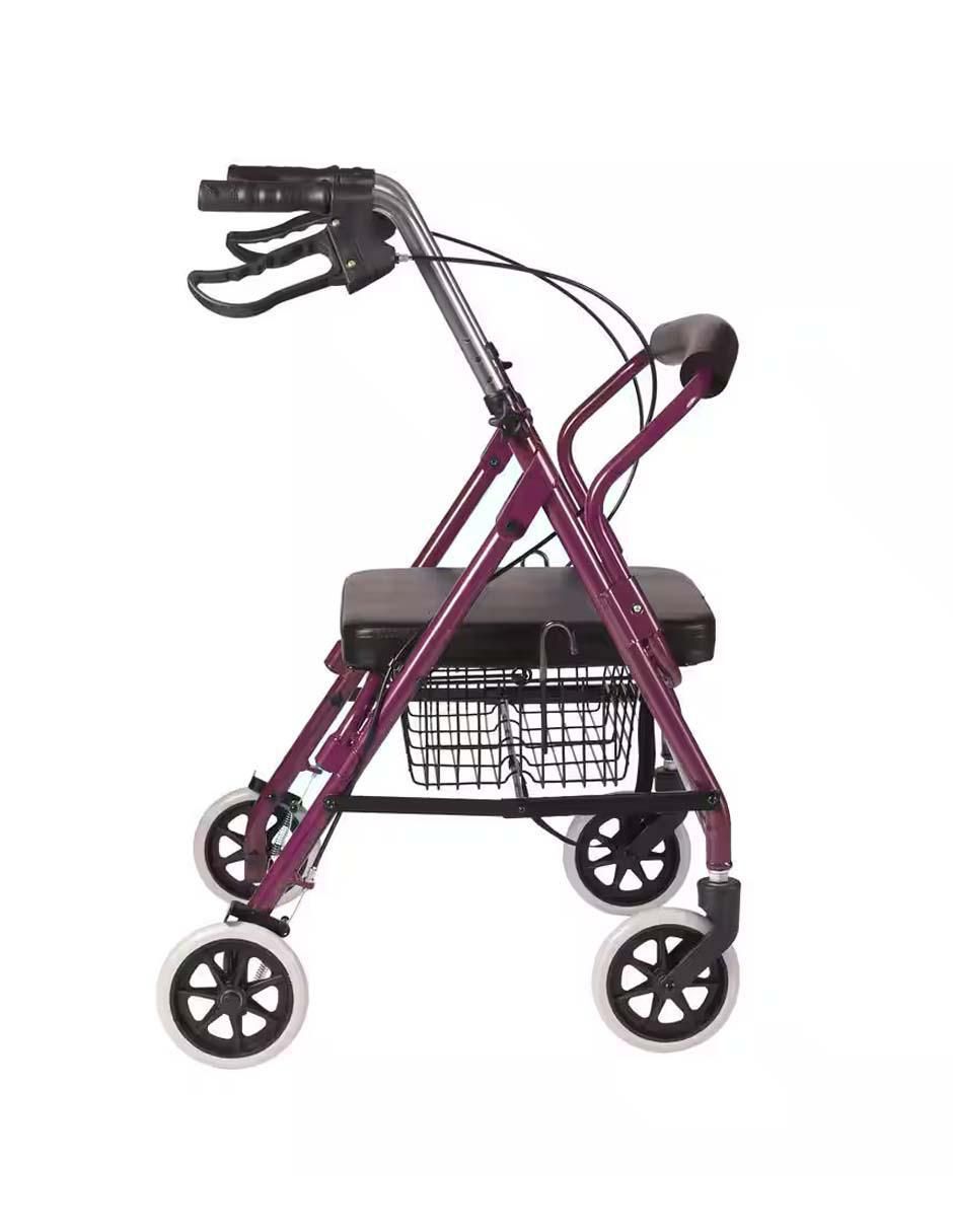 Andadera Rollator con asiento y canastilla 4