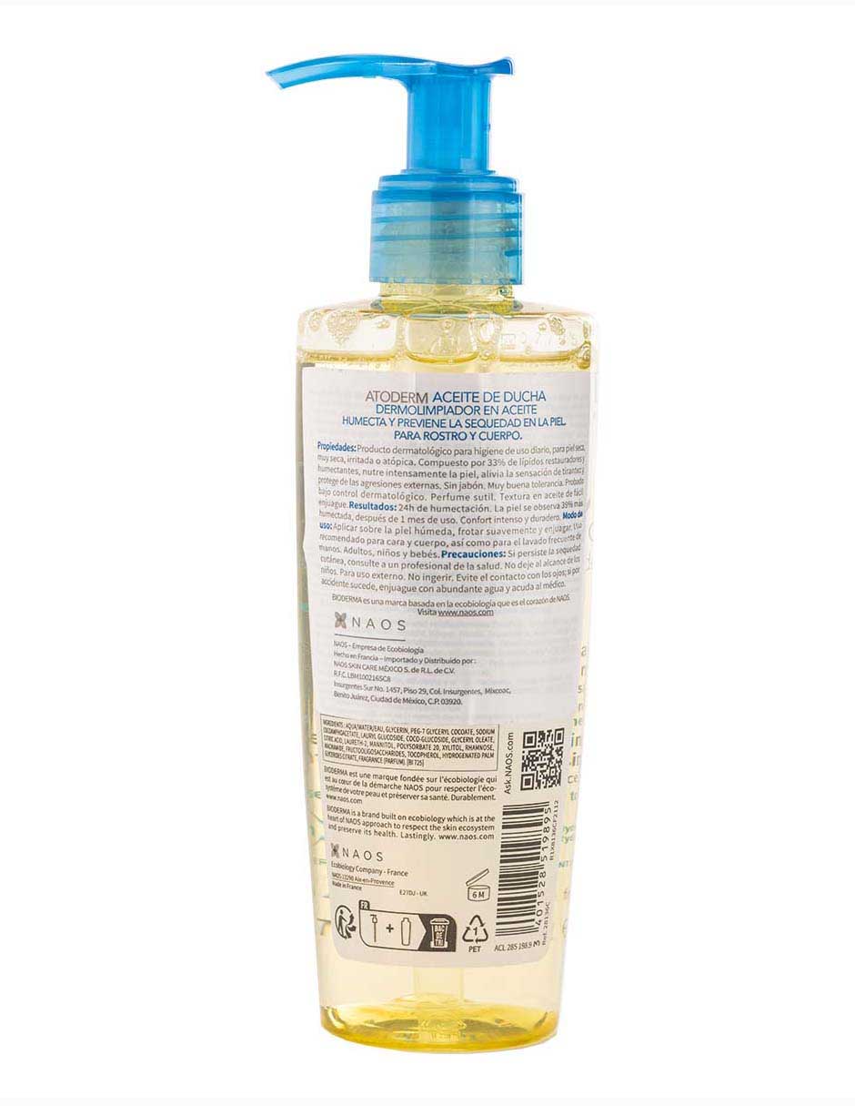 Aceite Atoderm de ducha 200 ml 2