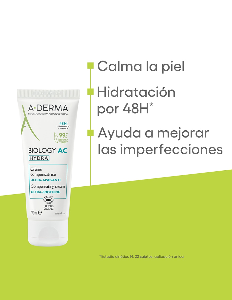 Crema facial recomendada para hidratar día y noche Biology para piel grasa 3