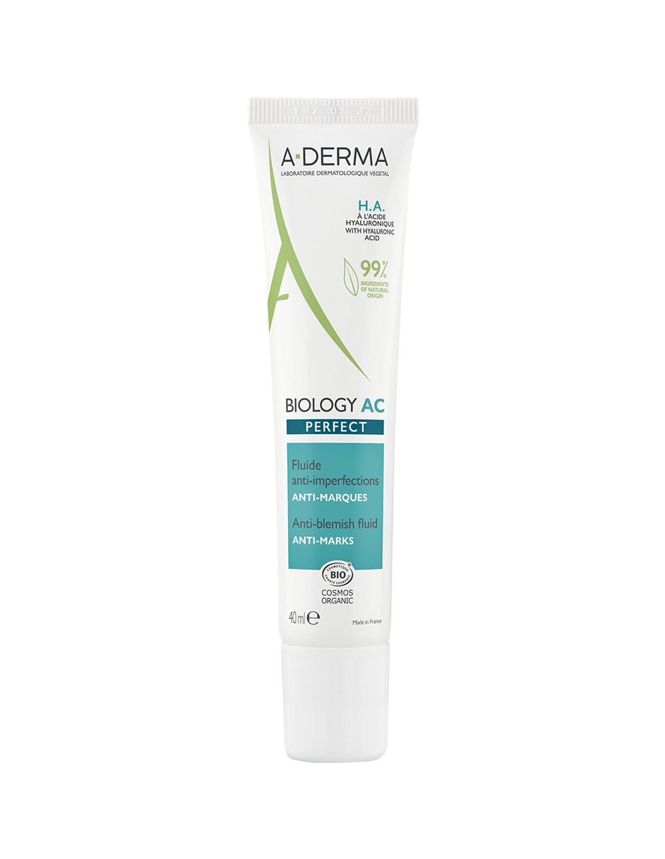 Crema para rostro y cuerpo recomendada para acné día y noche Biology para piel grasa