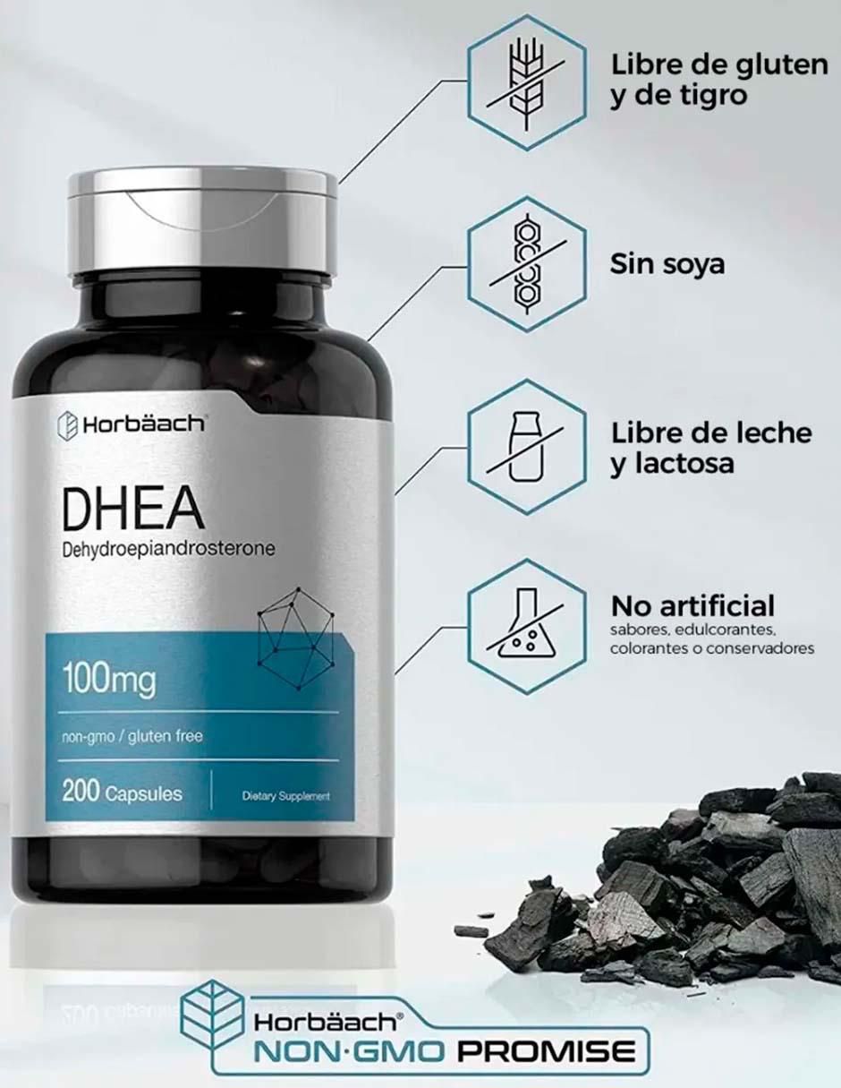 DHEA con citrato de magnesio de 200 cápsulas 3