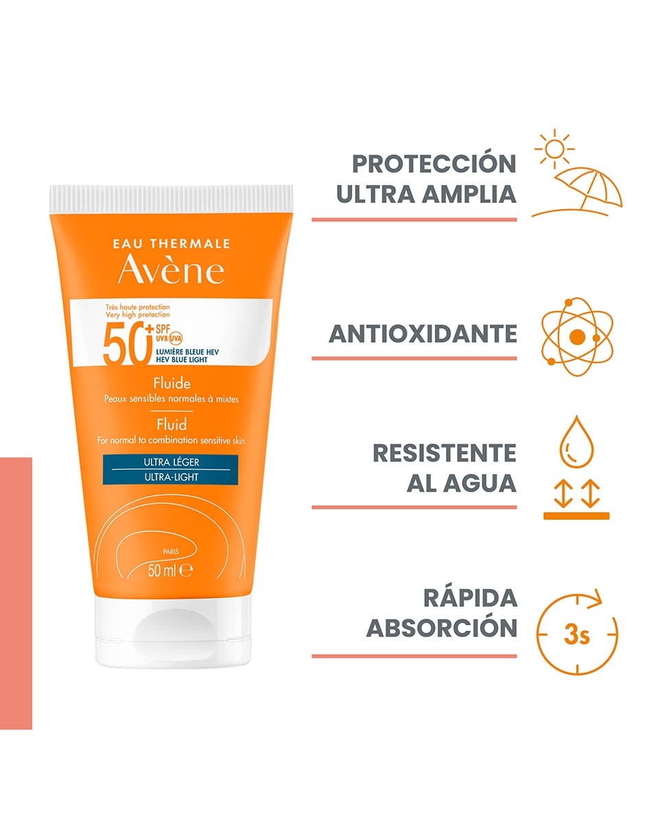 Protector solar FPS 50 linea naranja 50 ml 4